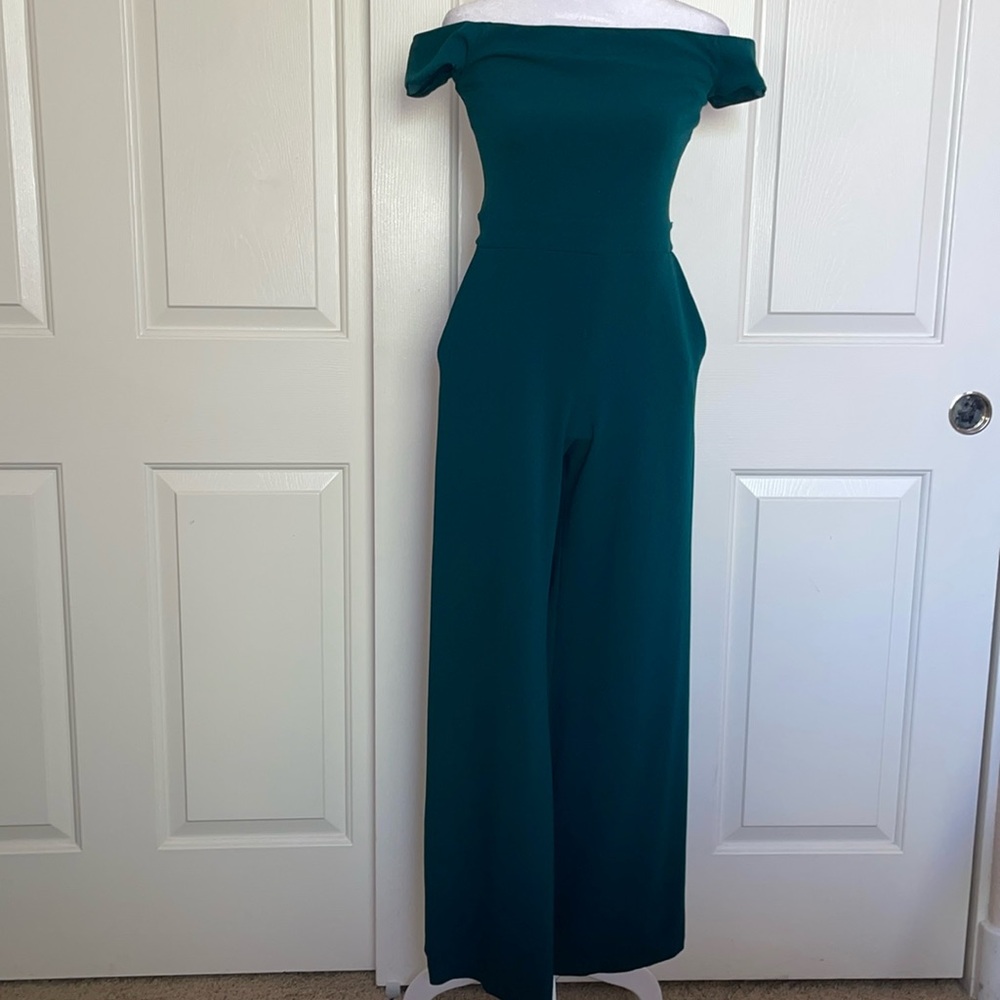 Green jumpsuit from Express